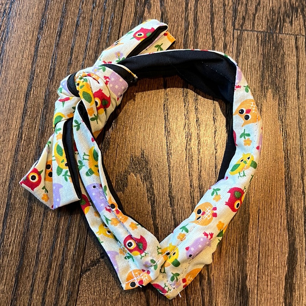 Bird and flower headband